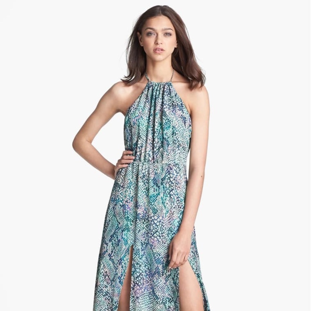 Lovers + Friends Smokin Hot Maxi Dress Tropical